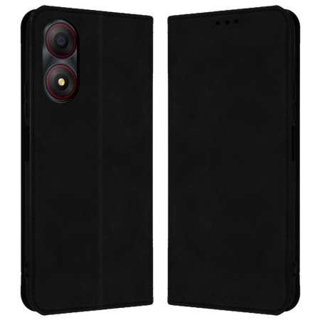 Funda Libro de Polipiel con tarjetero para Zte Blade A34 4G color Negra