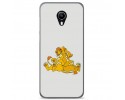 Funda Gel Tpu para Vodafone Smart N9 Lite Diseño Leones Dibujos