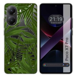 Funda Silicona Transparente para Xiaomi Poco X7 Pro 5G diseño Jungla Dibujos
