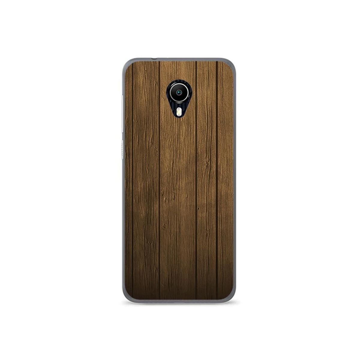 Funda Gel Tpu para Vodafone Smart N9 Lite Diseño Madera Dibujos
