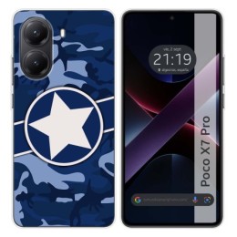 Funda Silicona para Xiaomi Poco X7 Pro 5G diseño Camuflaje 03 Dibujos