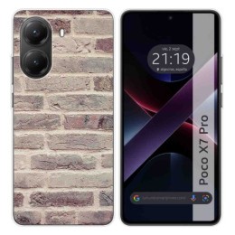 Funda Silicona para Xiaomi Poco X7 Pro 5G diseño Ladrillo 01 Dibujos