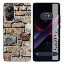 Funda Silicona para Xiaomi Poco X7 Pro 5G diseño Ladrillo 03 Dibujos
