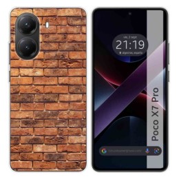 Funda Silicona para Xiaomi Poco X7 Pro 5G diseño Ladrillo 04 Dibujos