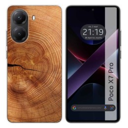 Funda Silicona para Xiaomi Poco X7 Pro 5G diseño Madera 04 Dibujos