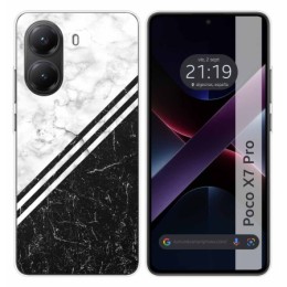 Funda Silicona para Xiaomi Poco X7 Pro 5G diseño Mármol 01 Dibujos
