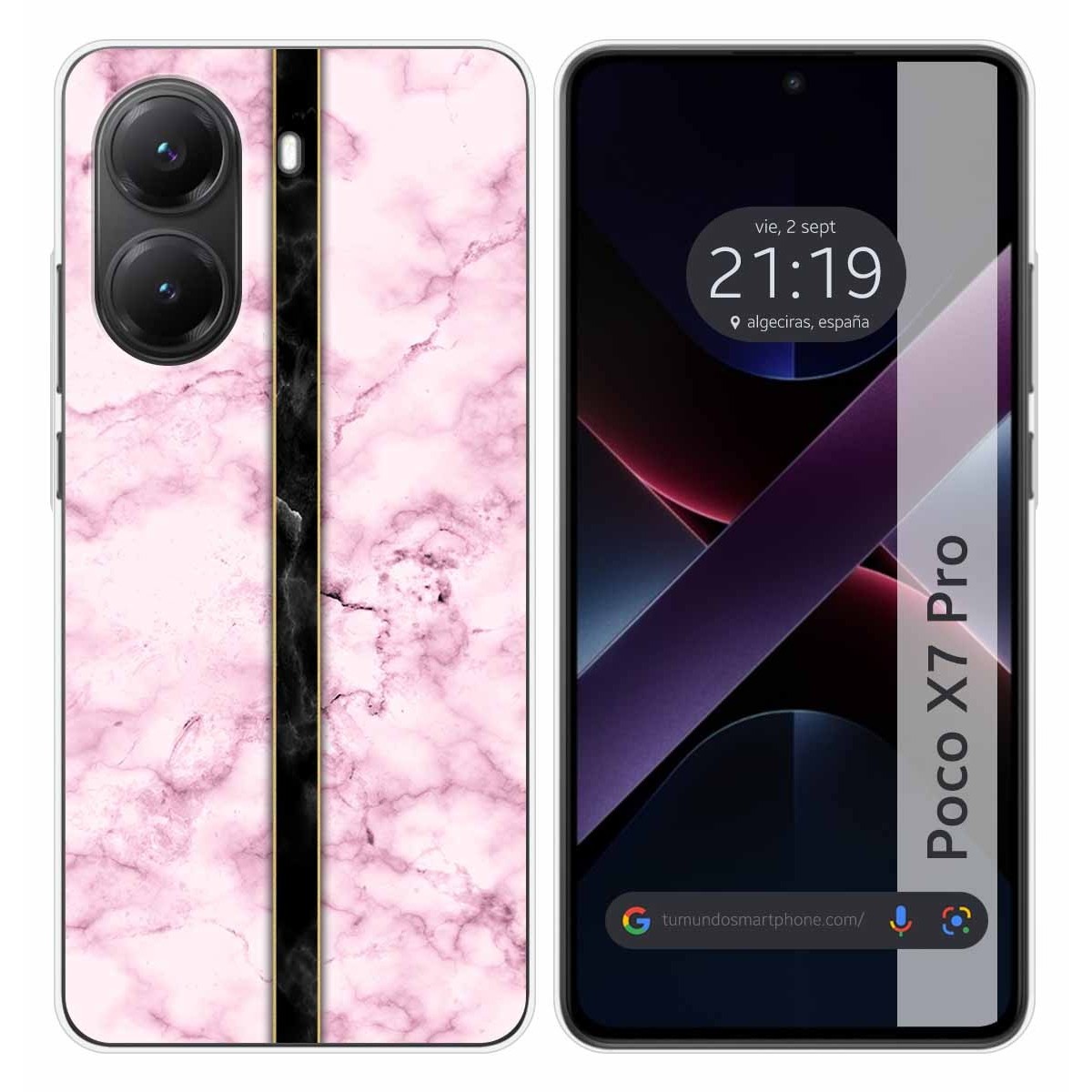 Funda Silicona para Xiaomi Poco X7 Pro 5G diseño Mármol 04 Dibujos