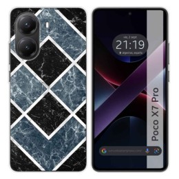 Funda Silicona para Xiaomi Poco X7 Pro 5G diseño Mármol 06 Dibujos