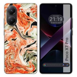 Funda Silicona para Xiaomi Poco X7 Pro 5G diseño Mármol 12 Dibujos
