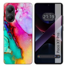 Funda Silicona para Xiaomi Poco X7 Pro 5G diseño Mármol 15 Dibujos