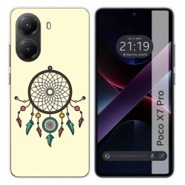 Funda Silicona para Xiaomi Poco X7 Pro 5G diseño Atrapasueños Dibujos