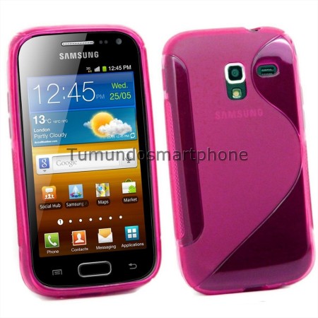 Funda Gel Tpu Galaxy Ace 2 I8160 S Line Color Rosa