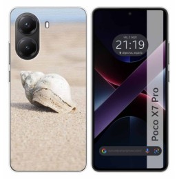 Funda Silicona para Xiaomi Poco X7 Pro 5G diseño Concha Dibujos
