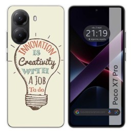 Funda Silicona para Xiaomi Poco X7 Pro 5G diseño Creativity Dibujos