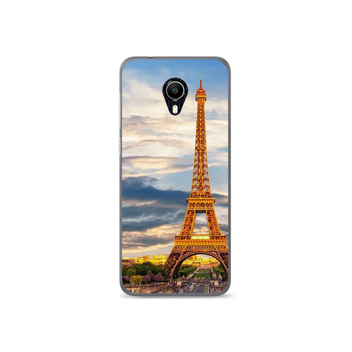 Funda Gel Tpu para Vodafone Smart N9 Lite Diseño Paris Dibujos