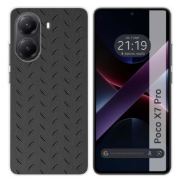 Funda Silicona para Xiaomi Poco X7 Pro 5G diseño Metal Dibujos