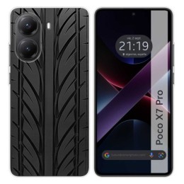 Funda Silicona para Xiaomi Poco X7 Pro 5G diseño Neumatico Dibujos