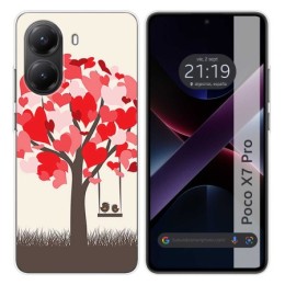 Funda Silicona para Xiaomi Poco X7 Pro 5G diseño Pajaritos Dibujos