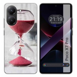 Funda Silicona para Xiaomi Poco X7 Pro 5G diseño Reloj Dibujos
