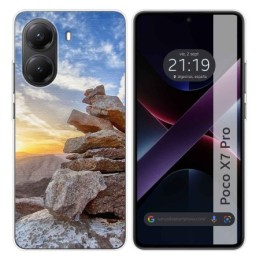 Funda Silicona para Xiaomi Poco X7 Pro 5G diseño Sunset Dibujos