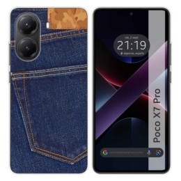 Funda Silicona para Xiaomi Poco X7 Pro 5G diseño Vaquero Dibujos