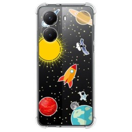 Funda Silicona Antigolpes para Xiaomi Poco X7 Pro 5G diseño Espacio Dibujos