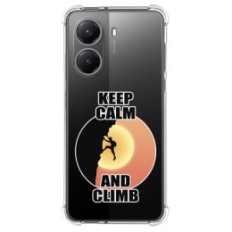 Funda Silicona Antigolpes para Xiaomi Poco X7 Pro 5G diseño Hombre Escalada Dibujos