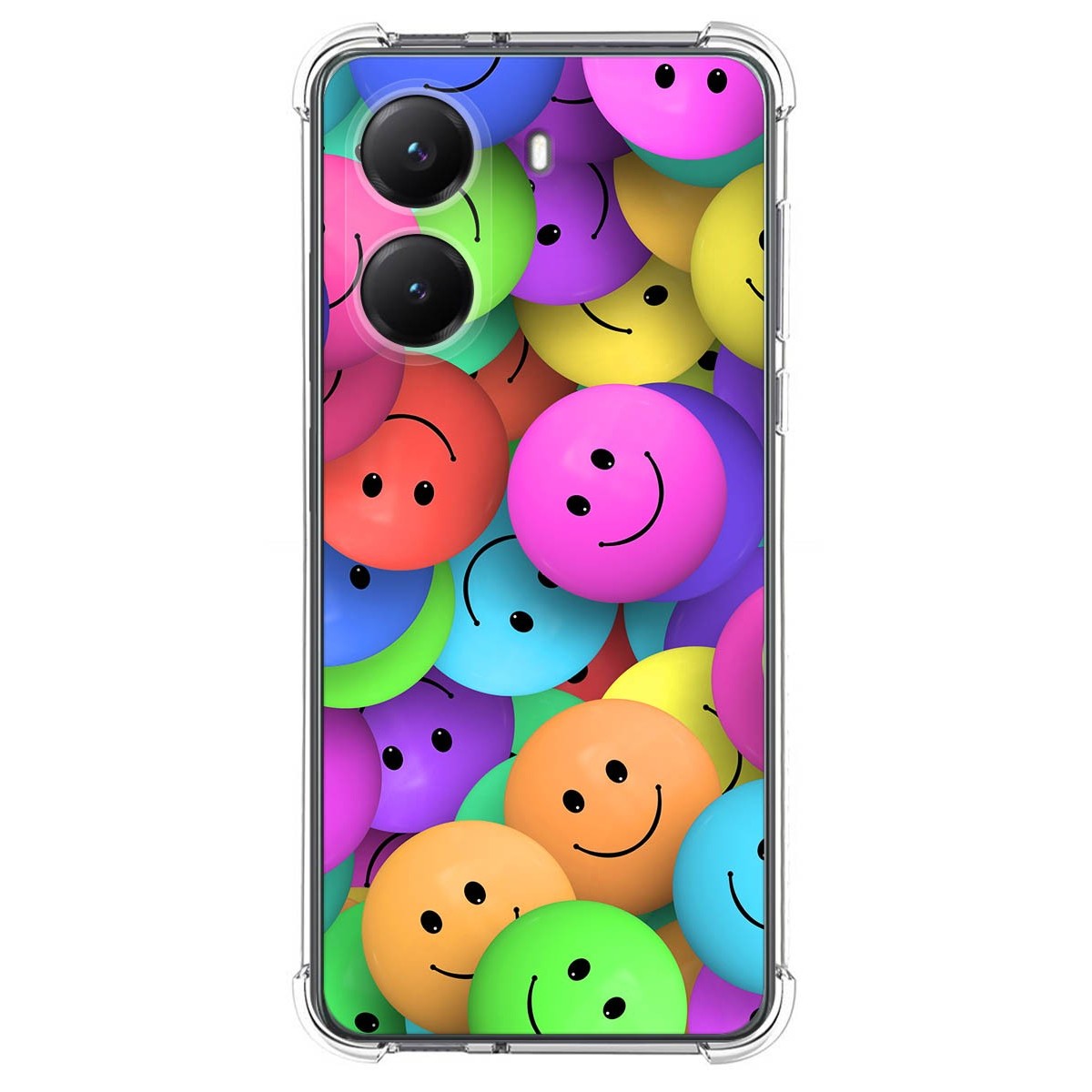 Funda Silicona Antigolpes para Xiaomi Poco X7 Pro 5G diseño Smile Dibujos