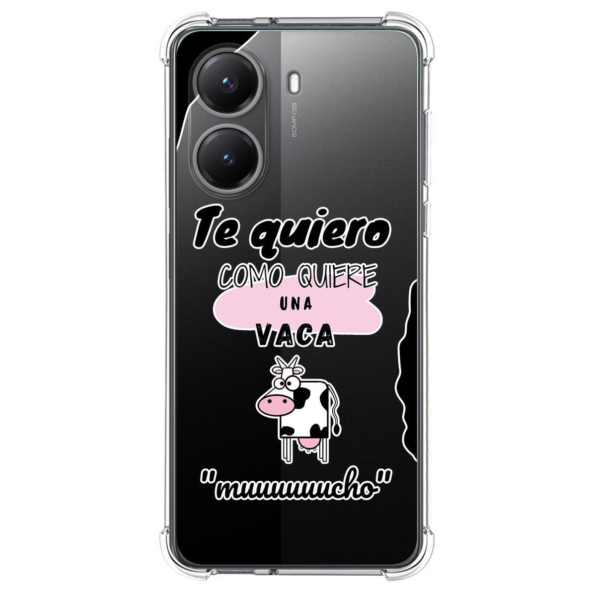 Funda Silicona Antigolpes para Xiaomi Poco X7 Pro 5G diseño Vaca Dibujos