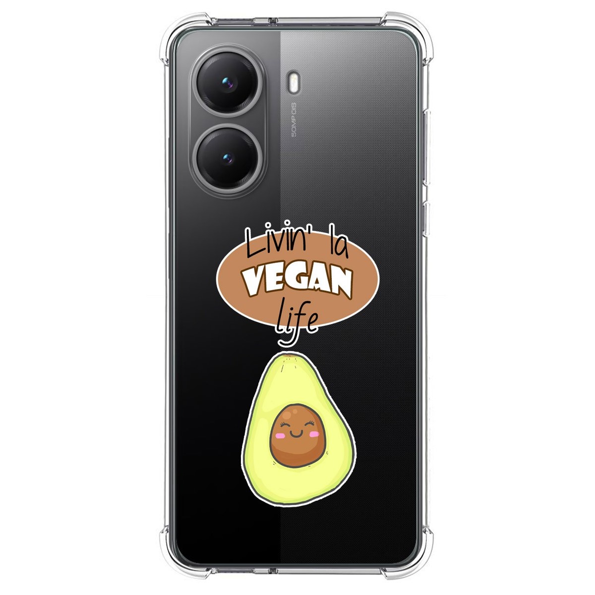 Funda Silicona Antigolpes para Xiaomi Poco X7 Pro 5G diseño Vegan Life Dibujos
