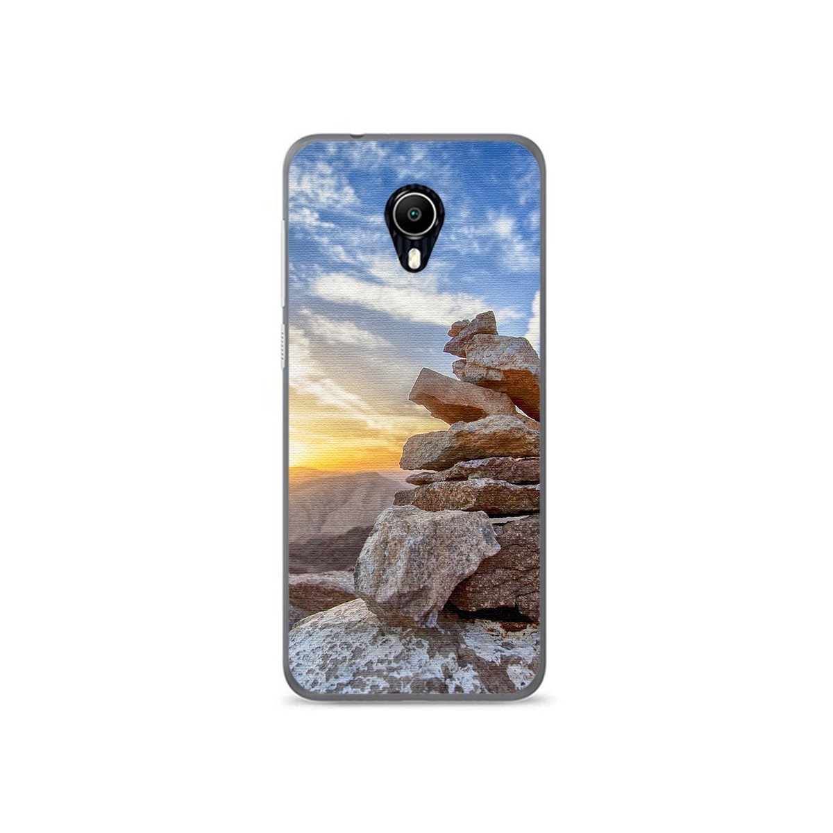 Funda Gel Tpu para Vodafone Smart N9 Lite Diseño Sunset Dibujos