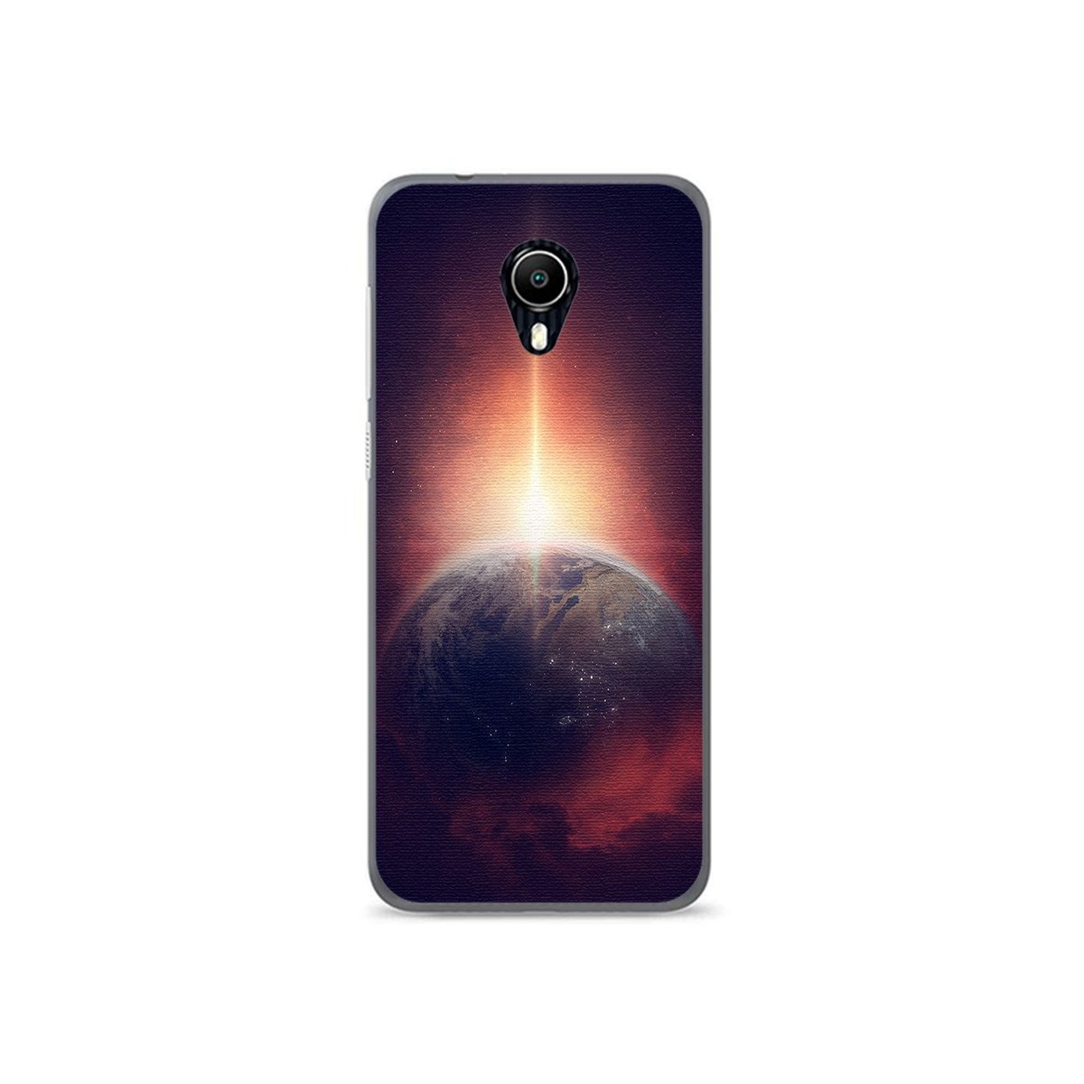 Funda Gel Tpu para Vodafone Smart N9 Lite Diseño Tierra Dibujos