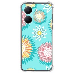Funda Silicona Antigolpes para Xiaomi Poco X7 Pro 5G diseño Flores 05 Dibujos