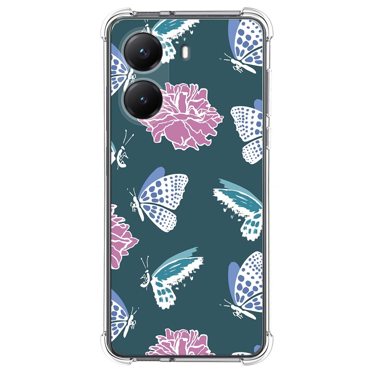Funda Silicona Antigolpes para Xiaomi Poco X7 Pro 5G diseño Flores 10 Dibujos
