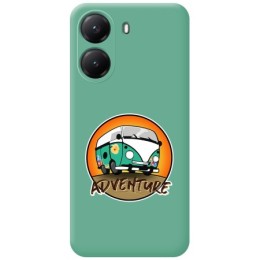 Funda Silicona Líquida Verde para Xiaomi Poco X7 Pro 5G diseño Adventure Dibujos