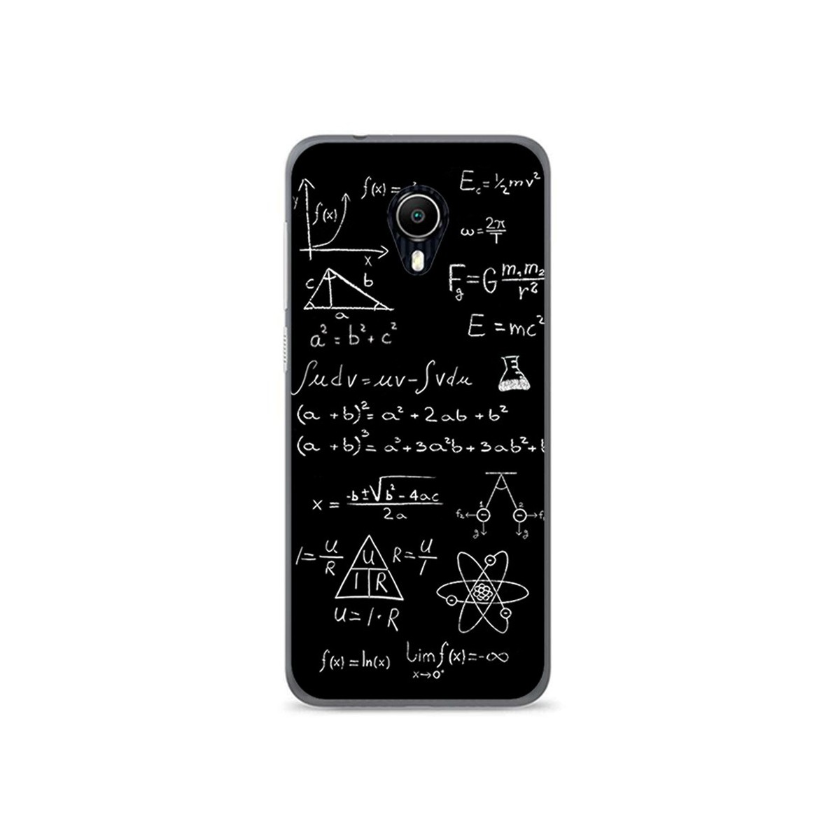 Funda Gel Tpu para Vodafone Smart N9 Lite Diseño Formulas Dibujos