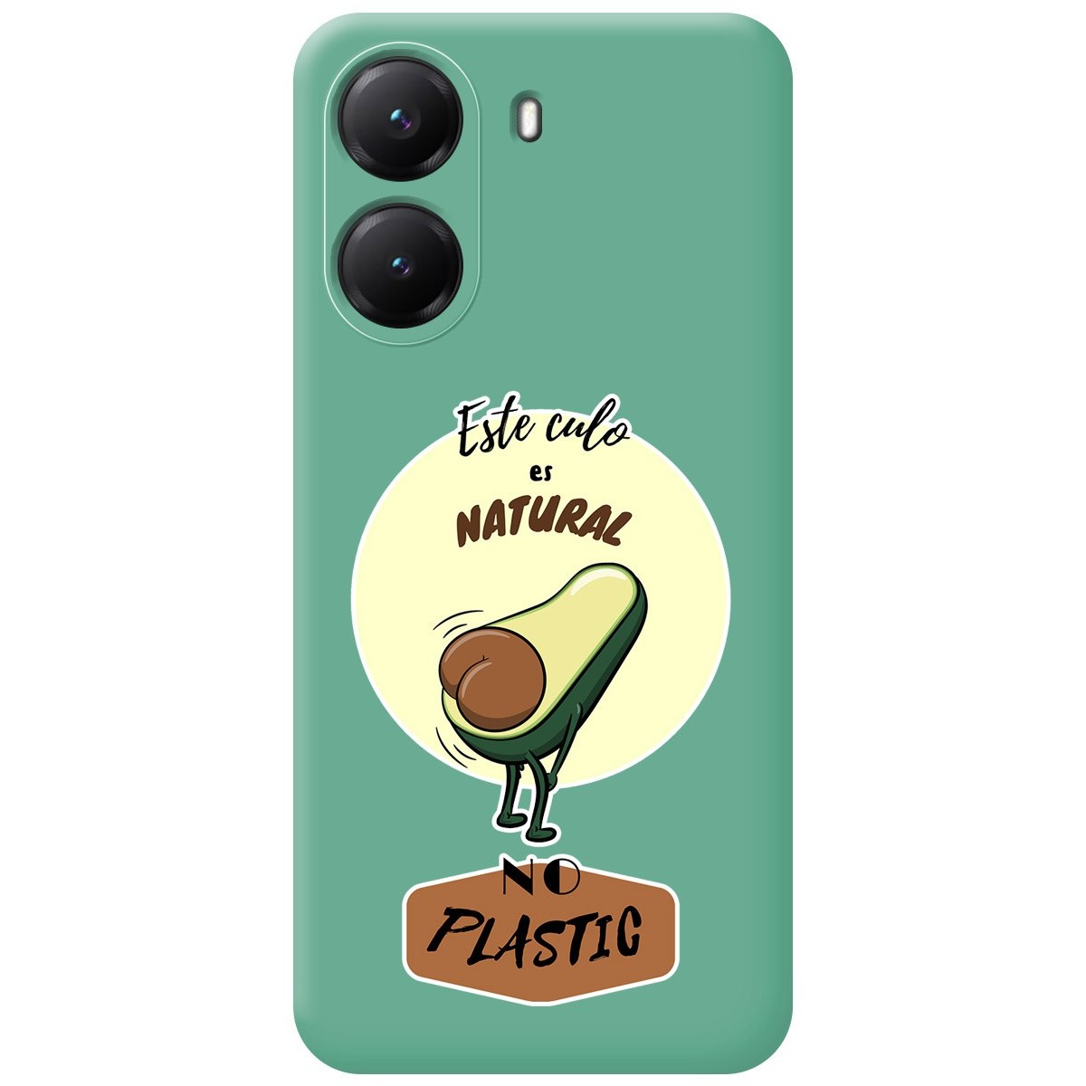 Funda Silicona Líquida Verde para Xiaomi Poco X7 Pro 5G diseño Culo Natural Dibujos