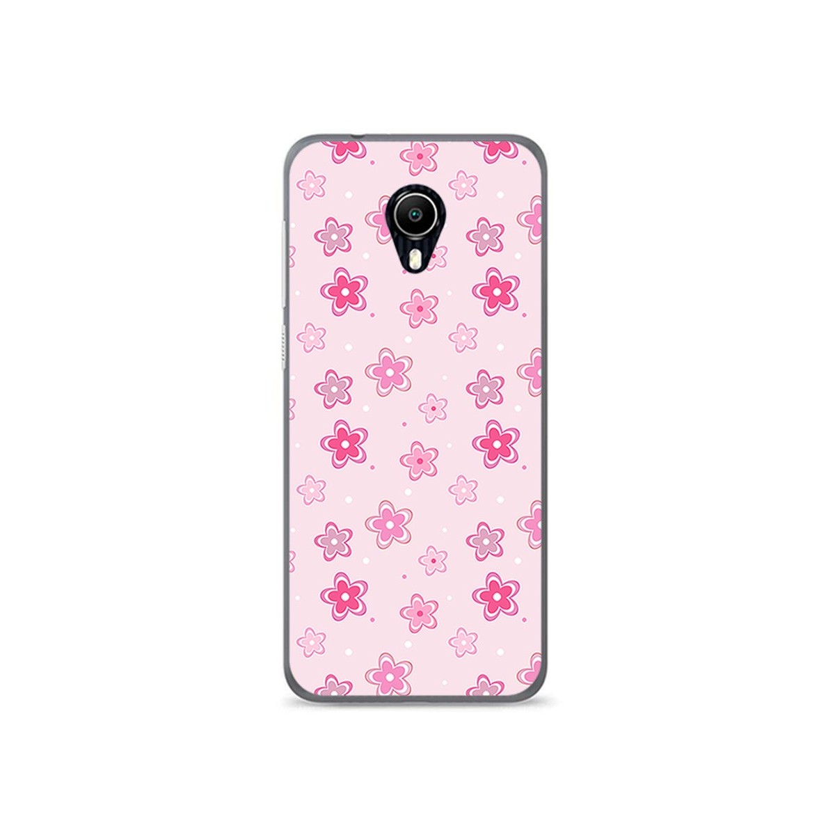 Funda Gel Tpu para Vodafone Smart N9 Lite Diseño Flores Dibujos