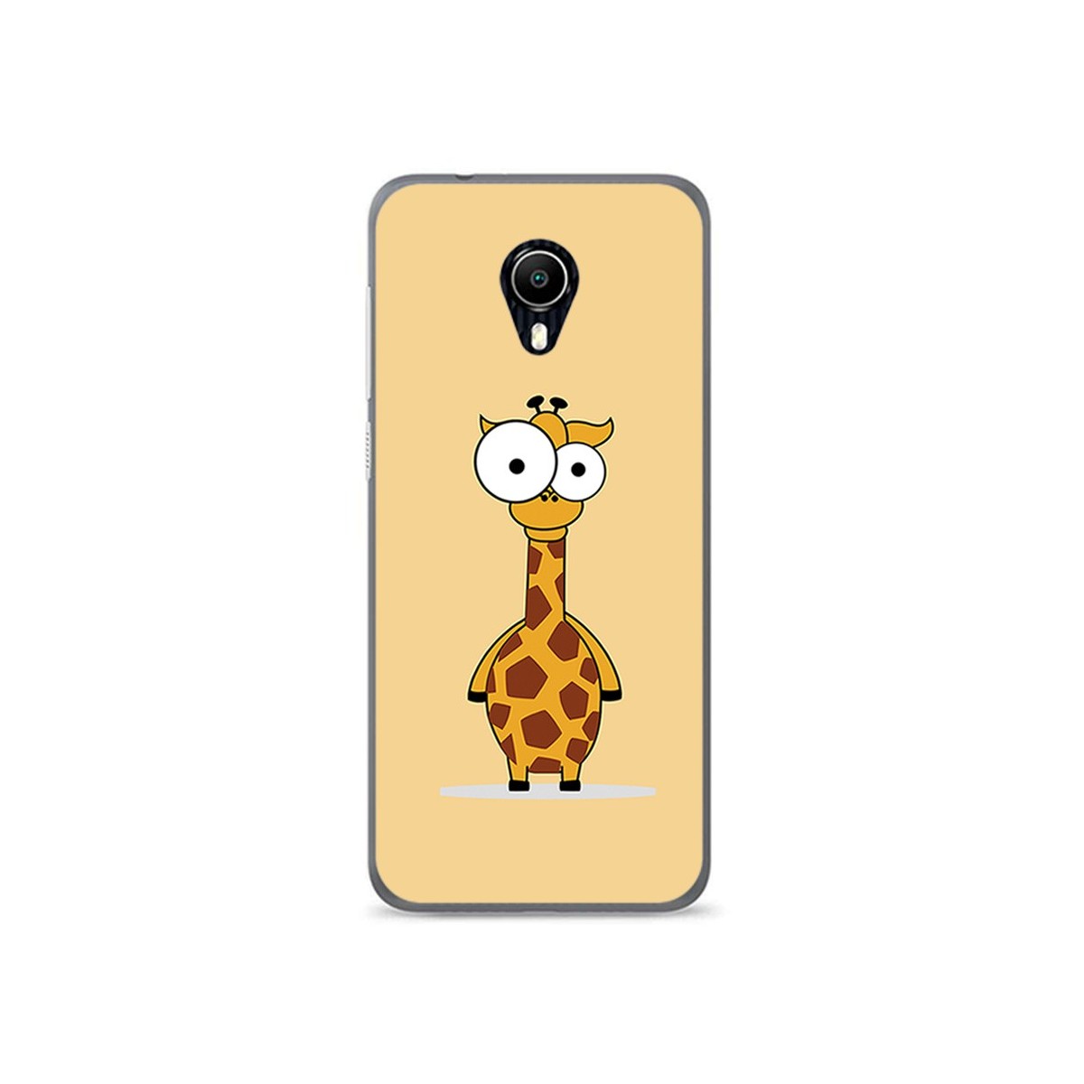Funda Gel Tpu para Vodafone Smart N9 Lite Diseño Jirafa Dibujos