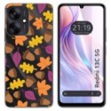 Funda Silicona Transparente para Xiaomi Redmi 13C 5G diseño Otoño Dibujos
