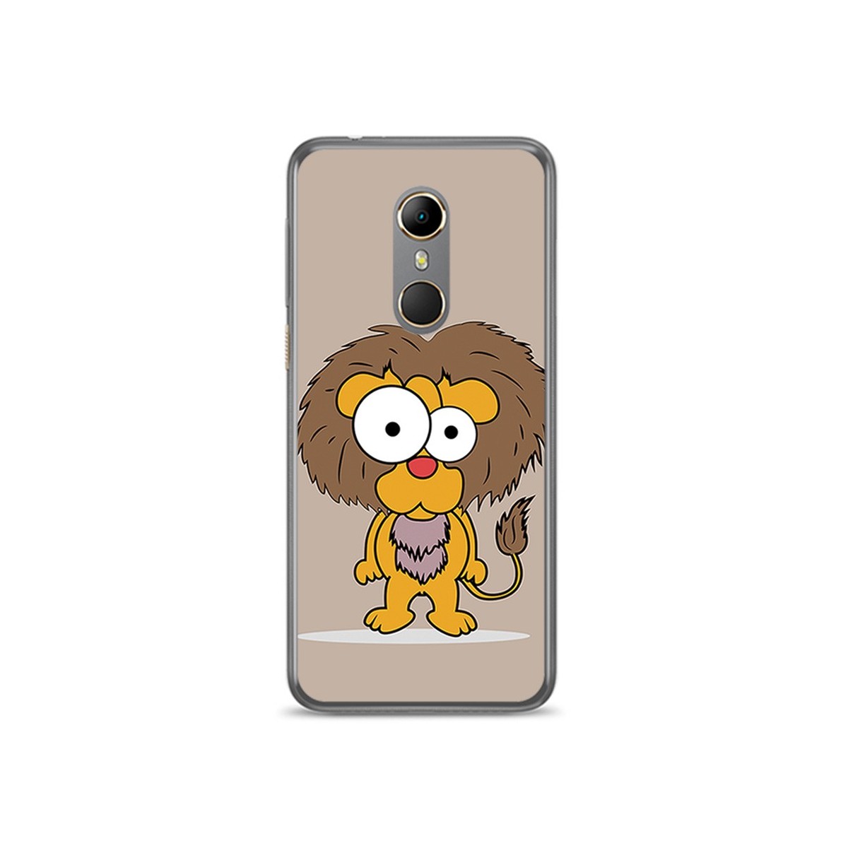 Funda Gel Tpu para Vodafone Smart N9 Diseño Leon Dibujos