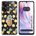 Funda Silicona Transparente para Xiaomi Redmi 13C 5G diseño Piña Dibujos