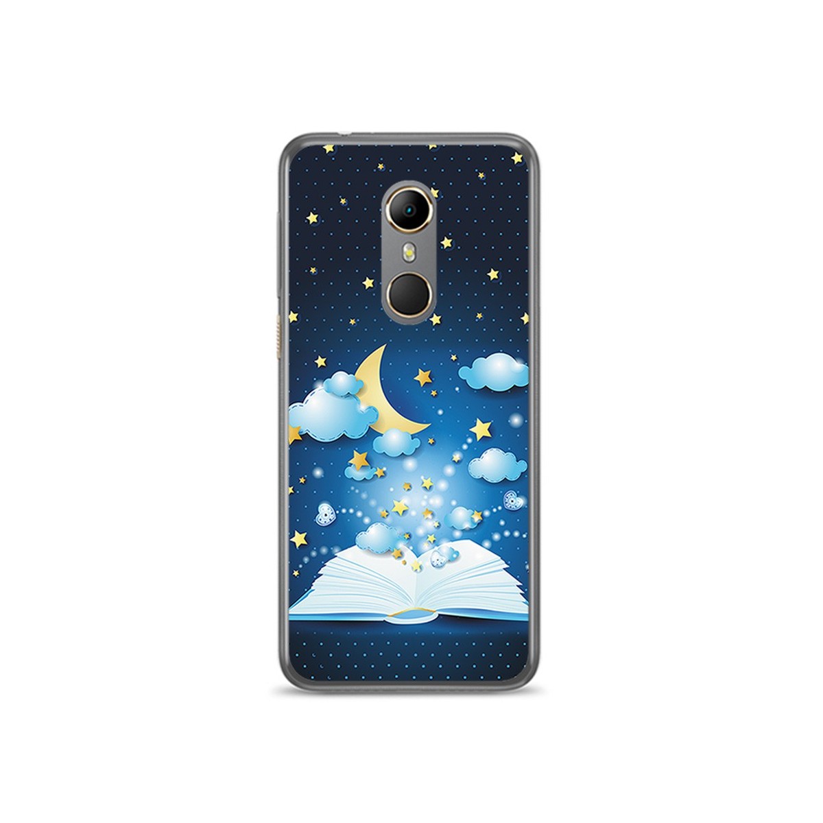 Funda Gel Tpu para Vodafone Smart N9 Diseño Libro Cuentos Dibujos
