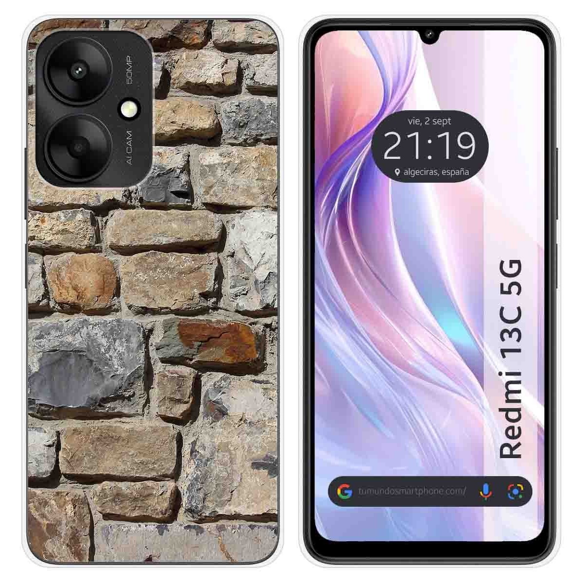 Funda Silicona para Xiaomi Redmi 13C 5G diseño Ladrillo 03 Dibujos