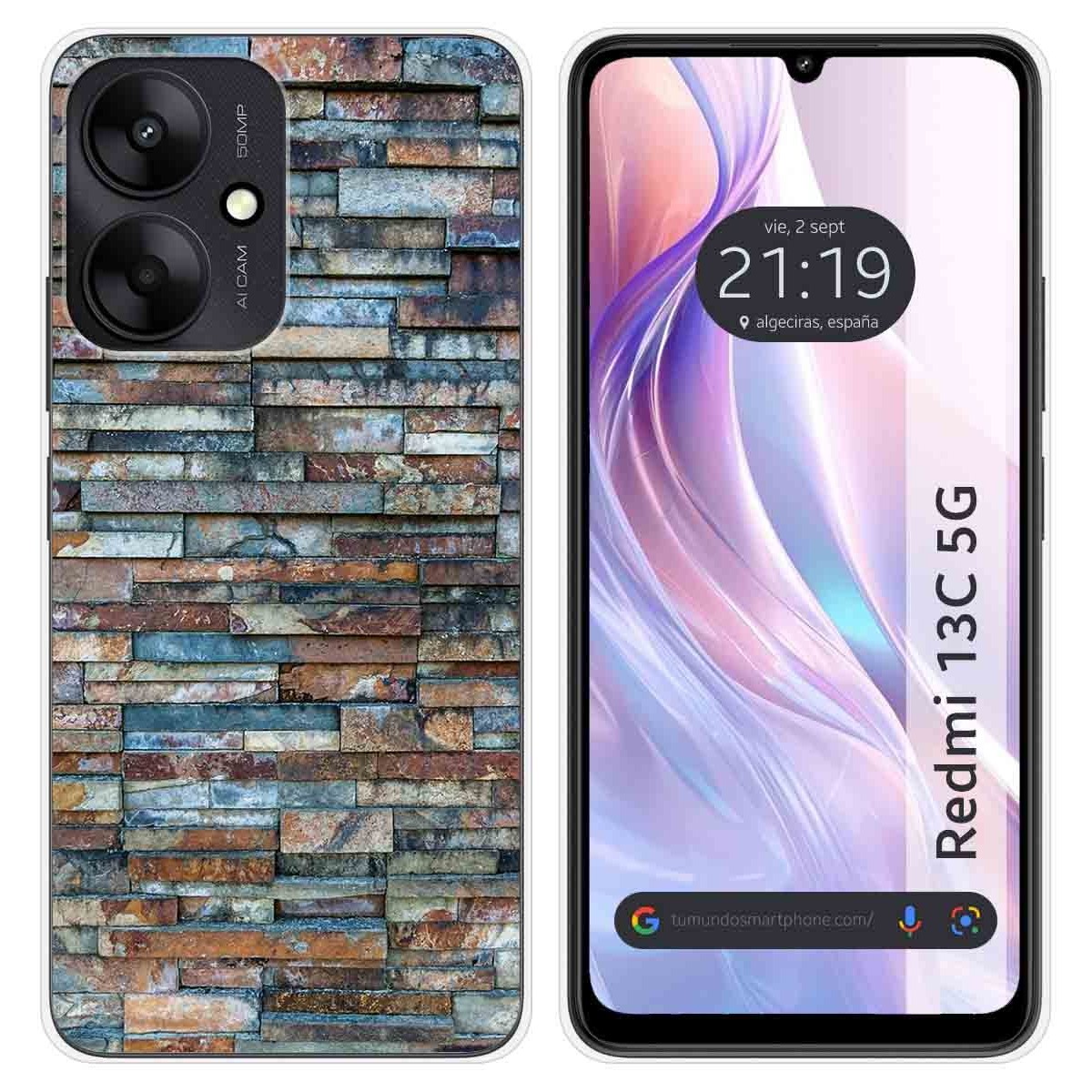 Funda Silicona para Xiaomi Redmi 13C 5G diseño Ladrillo 05 Dibujos