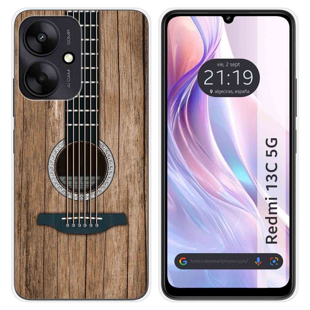 Funda Silicona para Xiaomi Redmi 13C 5G diseño Madera 11 Dibujos