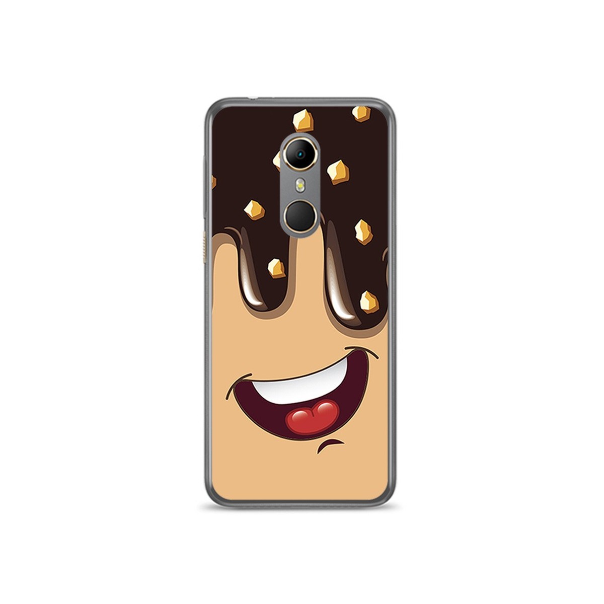 Funda Gel Tpu para Vodafone Smart N9 Diseño Helado Chocolate Dibujos