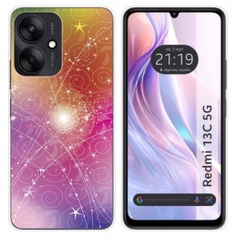 Funda Silicona para Xiaomi Redmi 13C 5G diseño Abstracto Dibujos