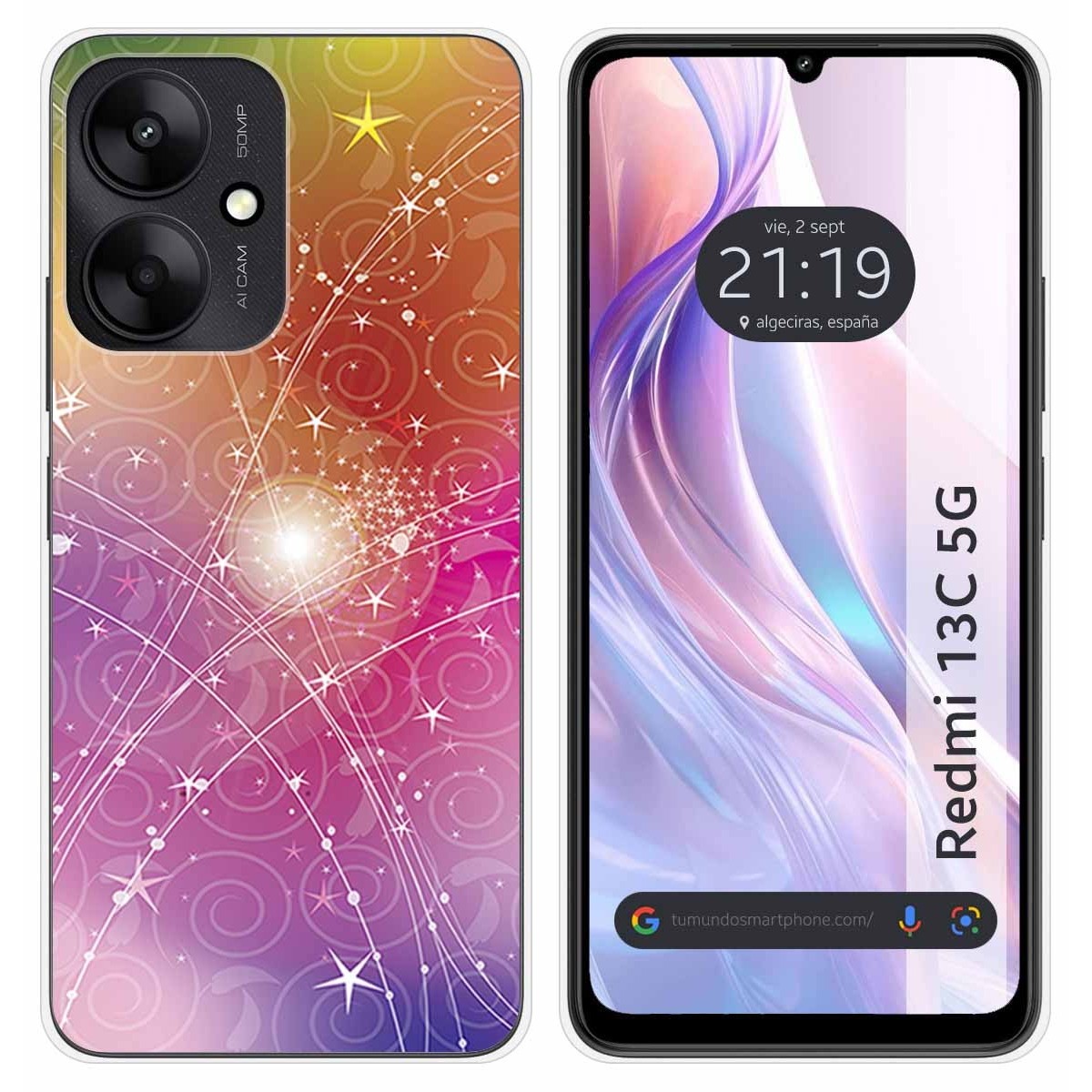 Funda Silicona para Xiaomi Redmi 13C 5G diseño Abstracto Dibujos