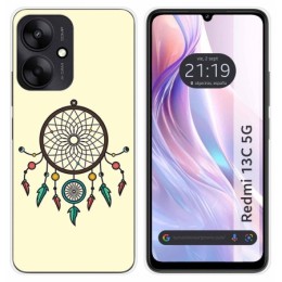 Funda Silicona para Xiaomi Redmi 13C 5G diseño Atrapasueños Dibujos